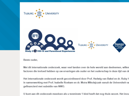 Onderzoek ouderschap en Covid-19